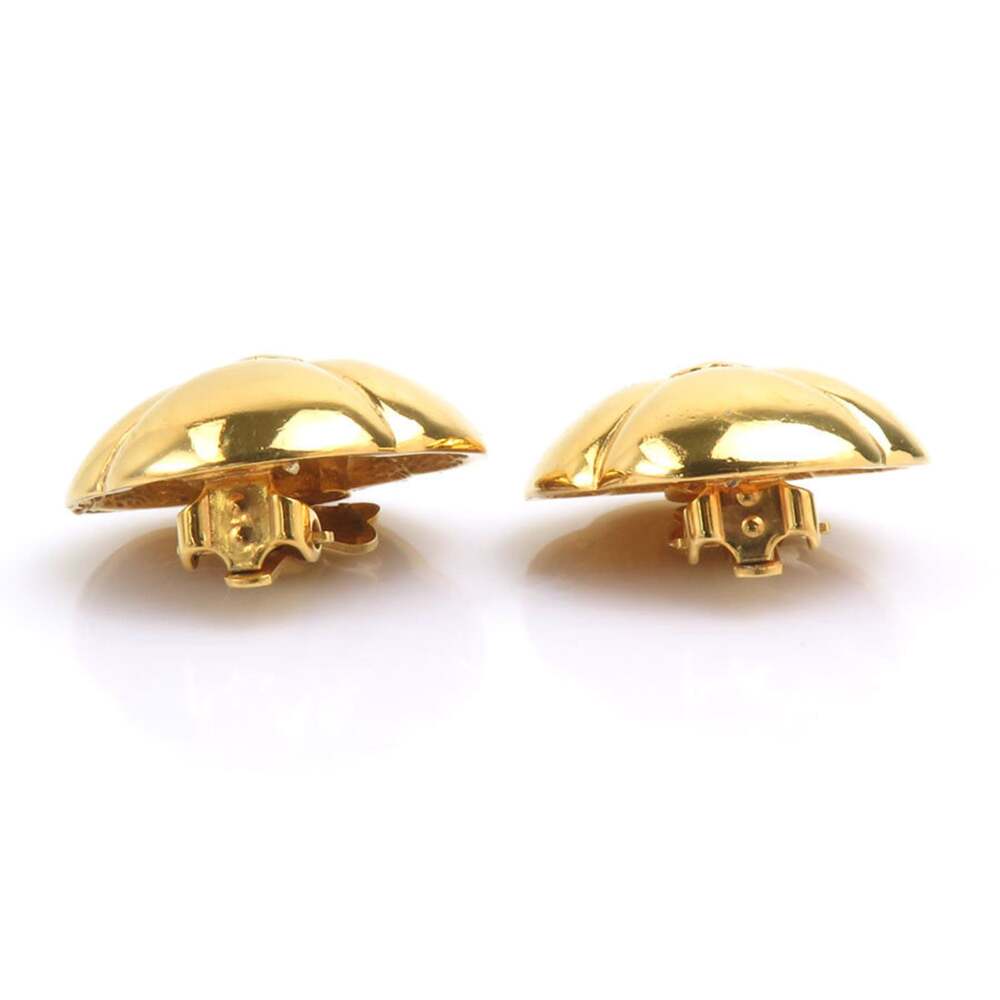Chanel Cc Logo Clip-On Earrings Gold- #244041C56B - Picture 7 of 9